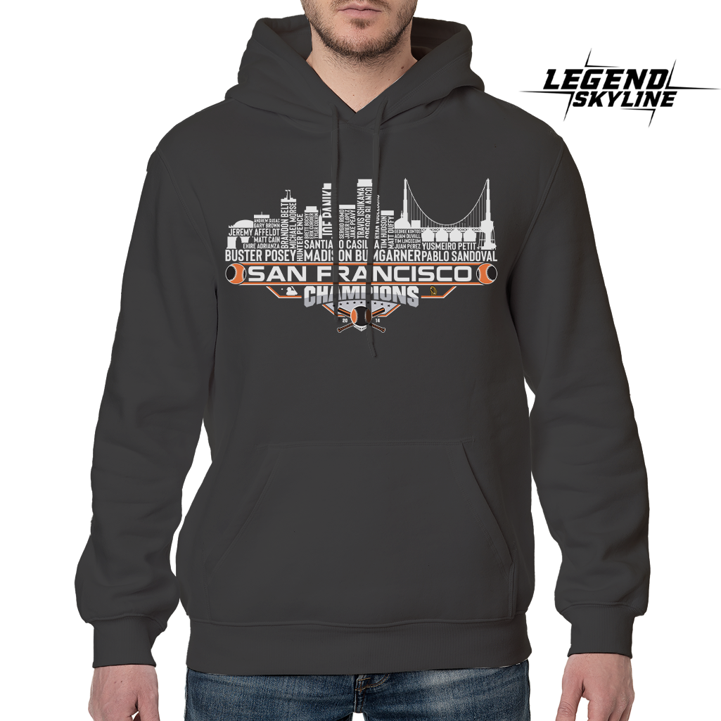 San Francisco Dream Team Baseball Champions 2014 , San Francisco City Skyline Shirt