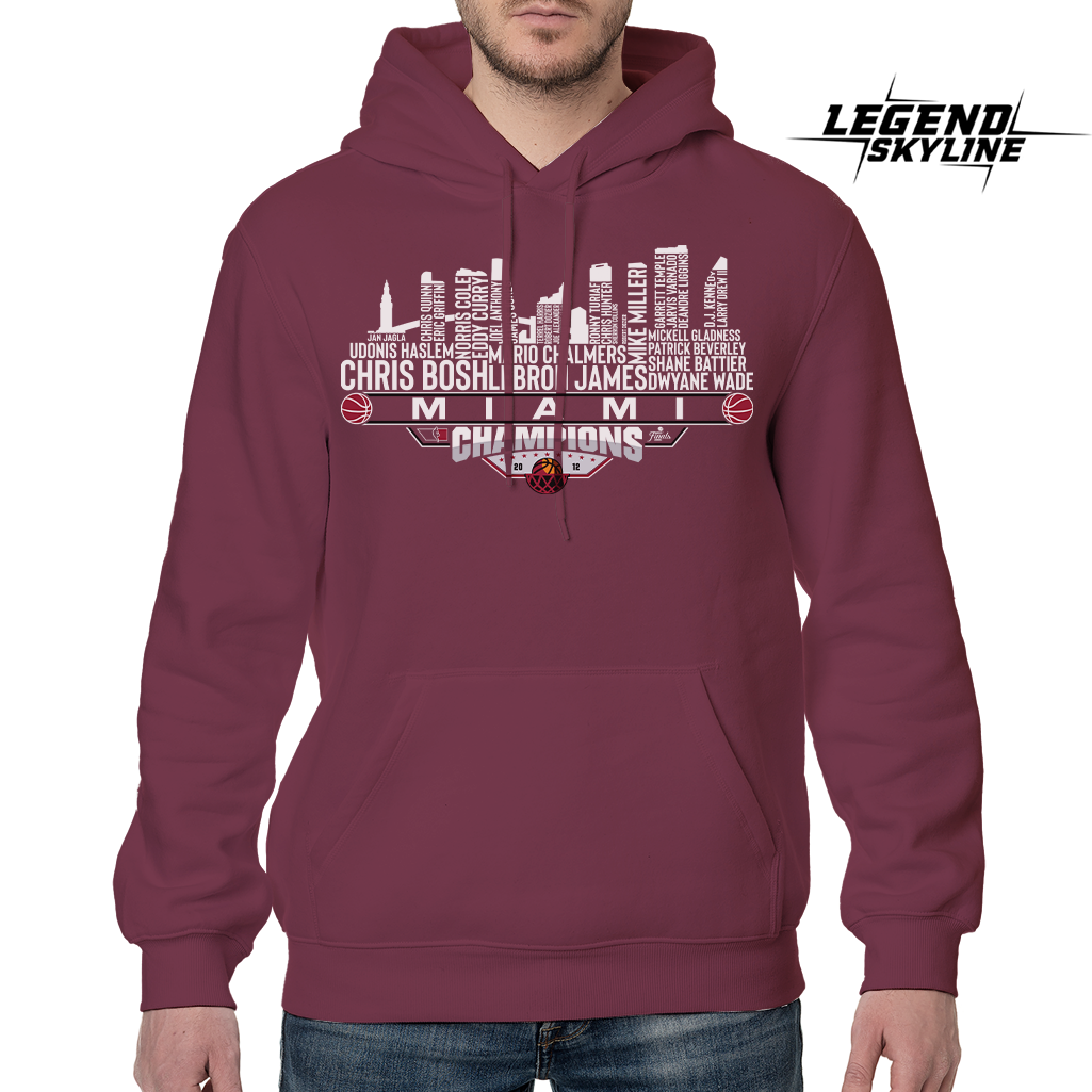 Miami Dream Team Basketball Champions 2012, Miami City Skyline Shirt
