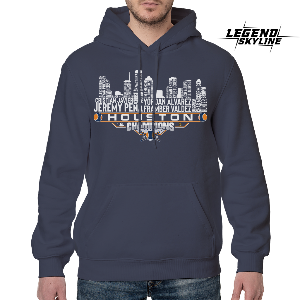 Houston Dream Team Baseball Champions 2022, Houston City Skyline Shirt