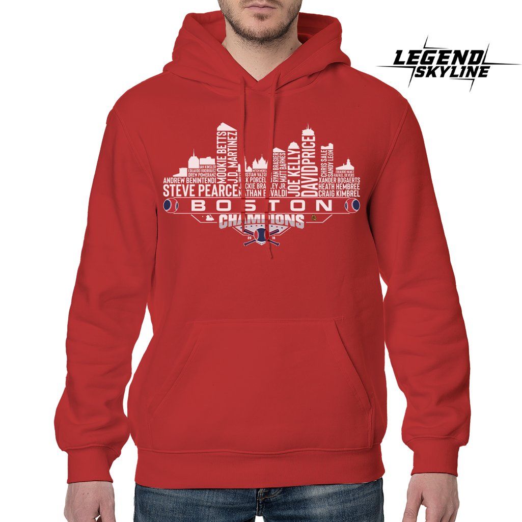 Boston Dream Team Baseball Champions 2018 , Boston City Skyline Shirt