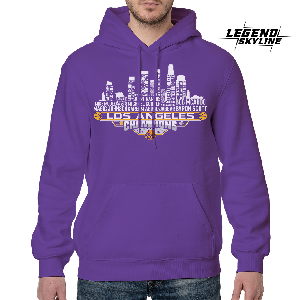 Los Angeles Dream Team Basketball Champions 1985, Los Angeles City Skyline Shirt