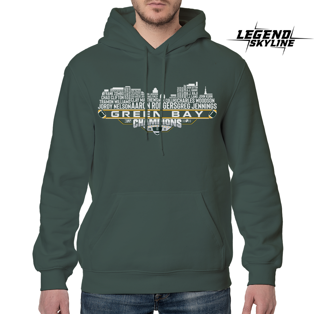 Green Bay Dream Team Football XLV Champions 2011, Green Bay City Skyline Shirt