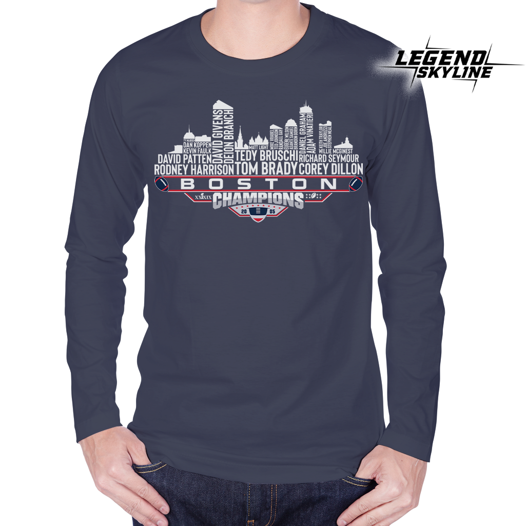 New England Dream Team Football XXXIX Champions 2005, New England City Skyline Shirt