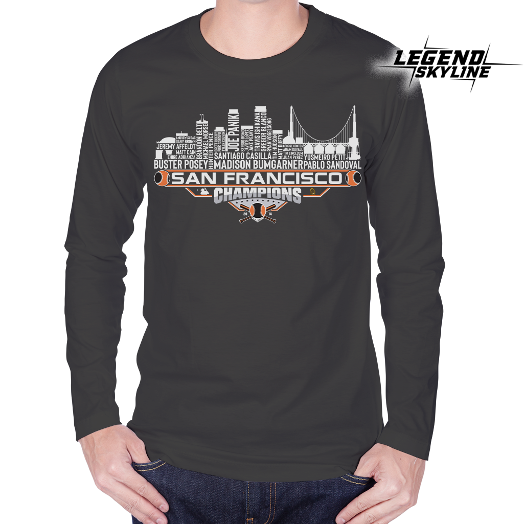 San Francisco Dream Team Baseball Champions 2014 , San Francisco City Skyline Shirt