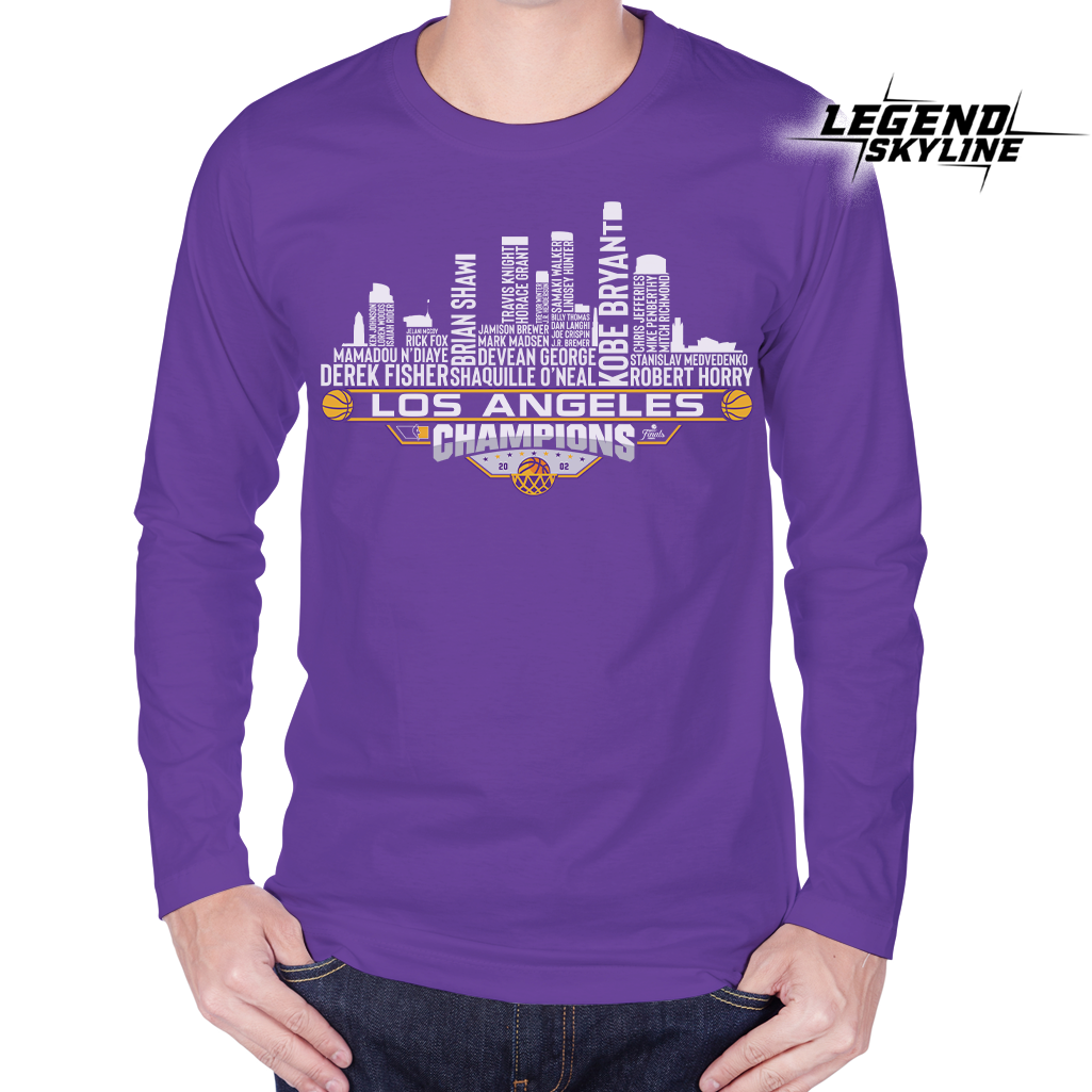 Los Angeles Dream Team Basketball Champions 2002 , Los Angeles City Skyline Shirt