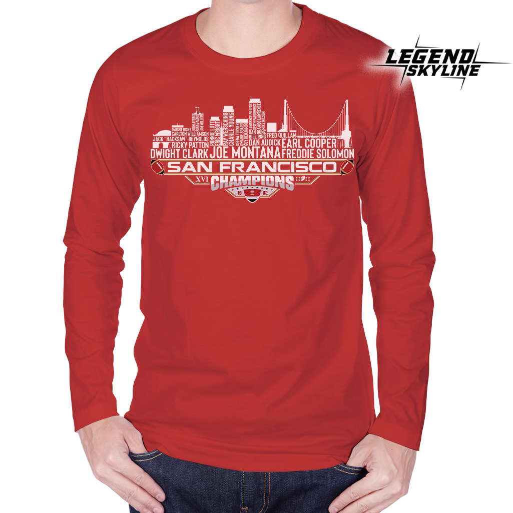 San Francisco Dream Team Football XVI Champions 1982, San Francisco City Skyline Shirt