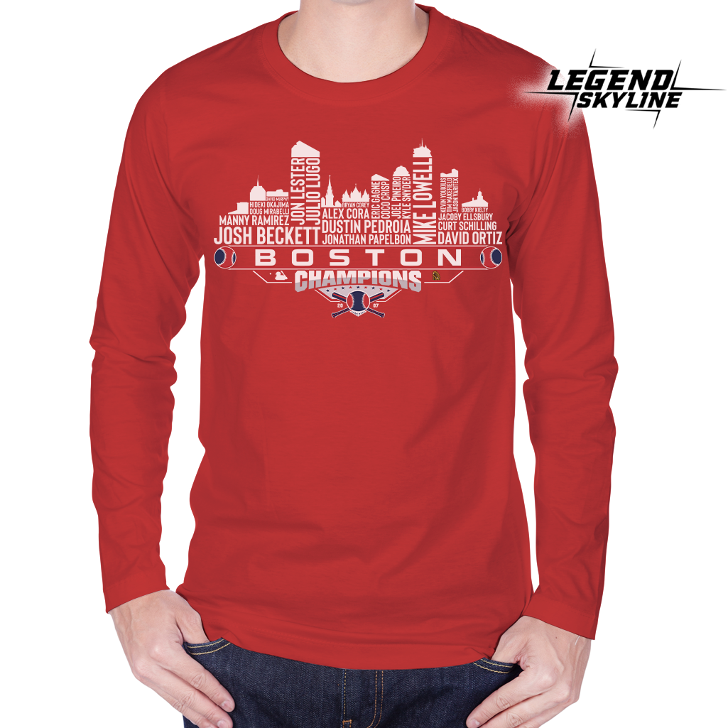 Boston Dream Team Baseball Champions 2007, Boston City Skyline Shirt
