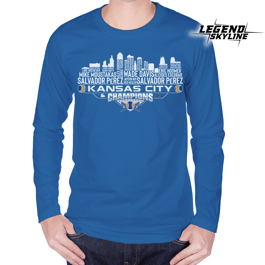 Kansas City Dream Team Baseball Champions 2015, Kansas City Skyline Shirt