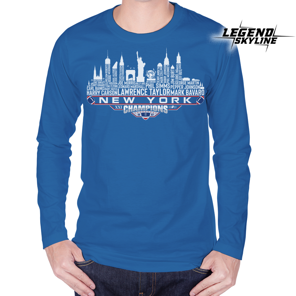 New York Dream Team Football XXI Champions 1987, New York City Skyline Shirt
