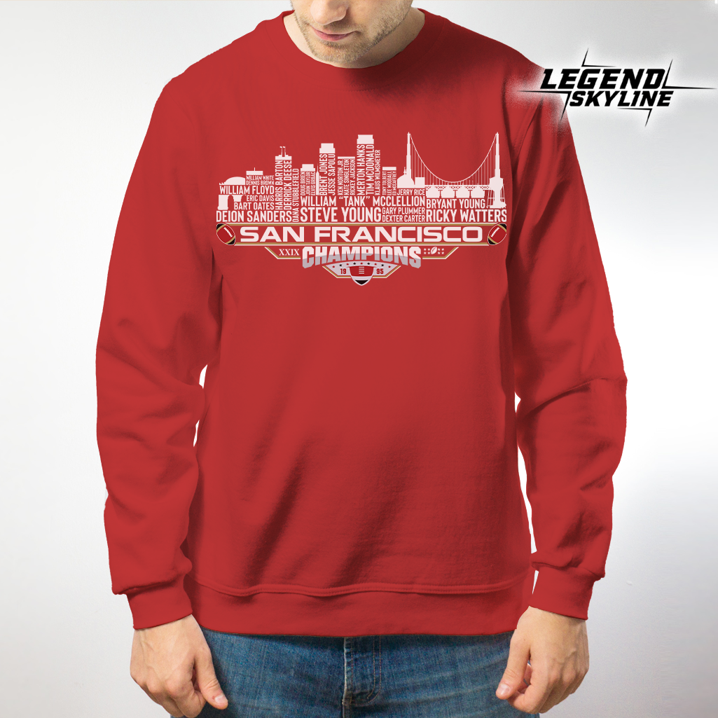 San Francisco Dream Team Football XXIX Champions 1995, San Francisco City Skyline Shirt