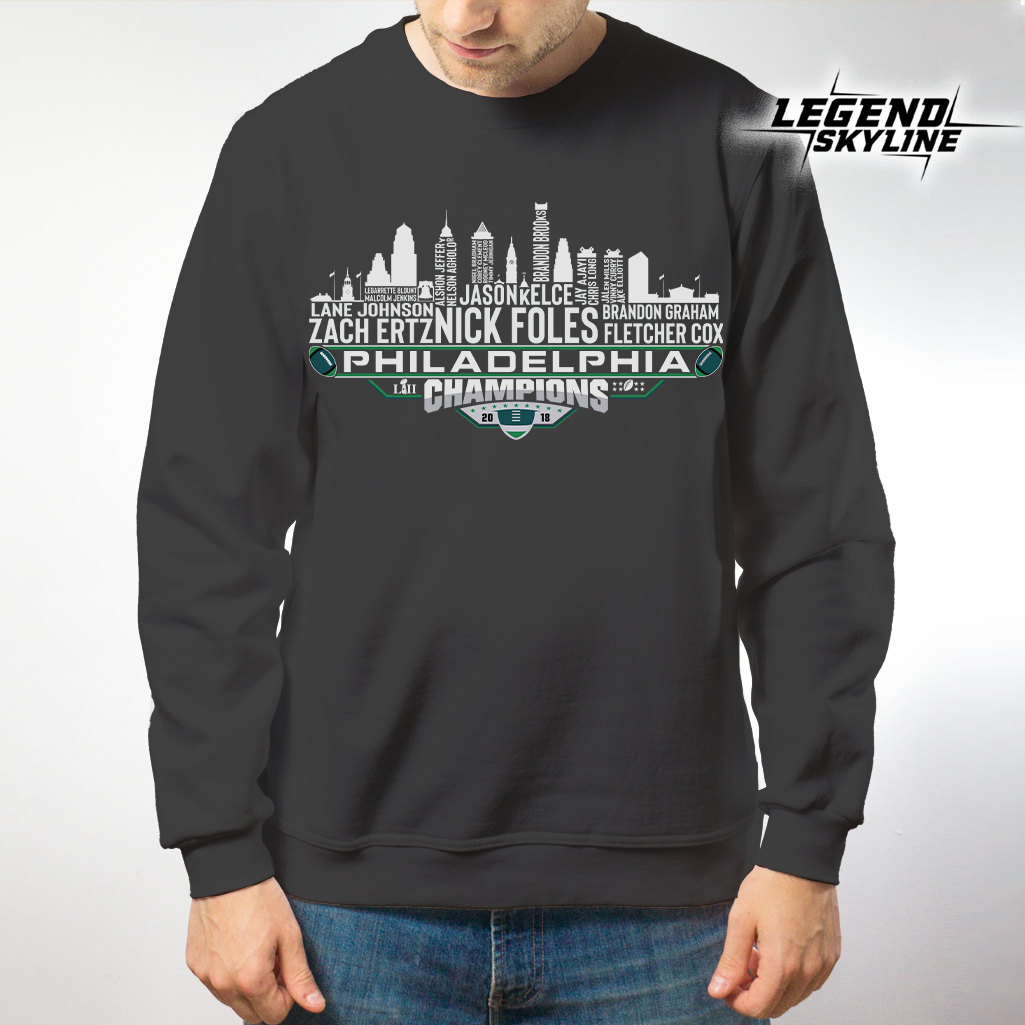 Philadelphia Dream Team Football LII Champions 2018, New England City Skyline Shirt