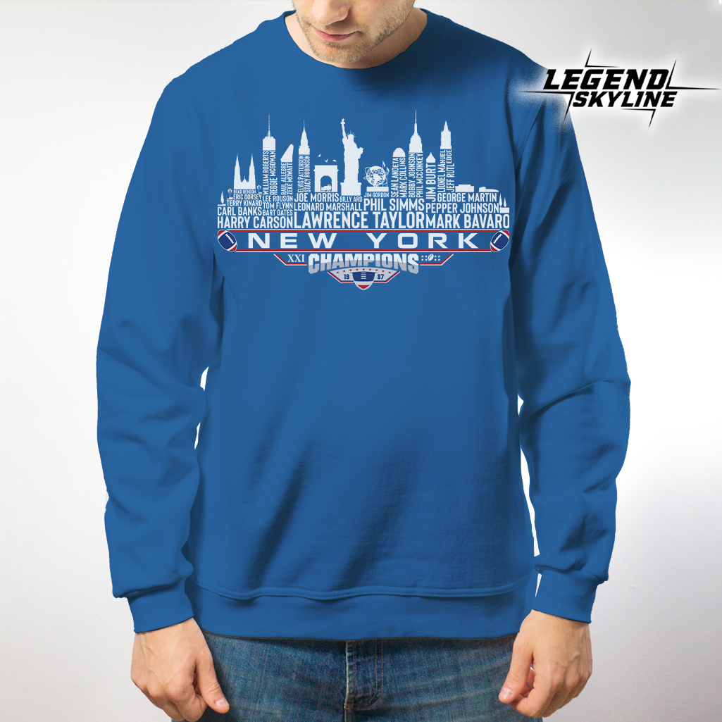 New York Dream Team Football XXI Champions 1987, New York City Skyline Shirt