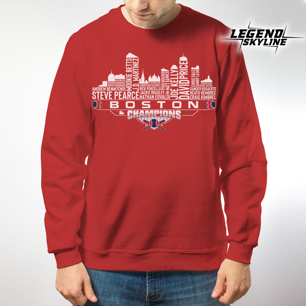 Boston Dream Team Baseball Champions 2018 , Boston City Skyline Shirt