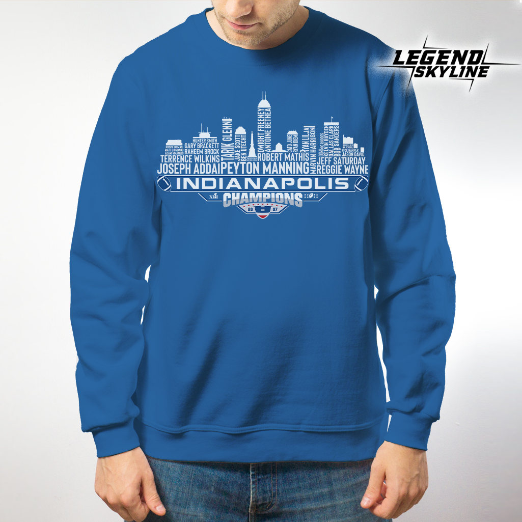 Indianapolis Dream Team Football XLI Champions 2007, Indianapolis City Skyline Shirt