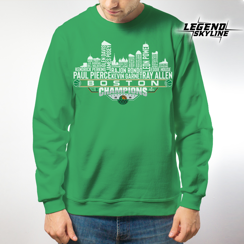 Boston Dream Team Basketball Champions 2008, Boston City Skyline Shirt