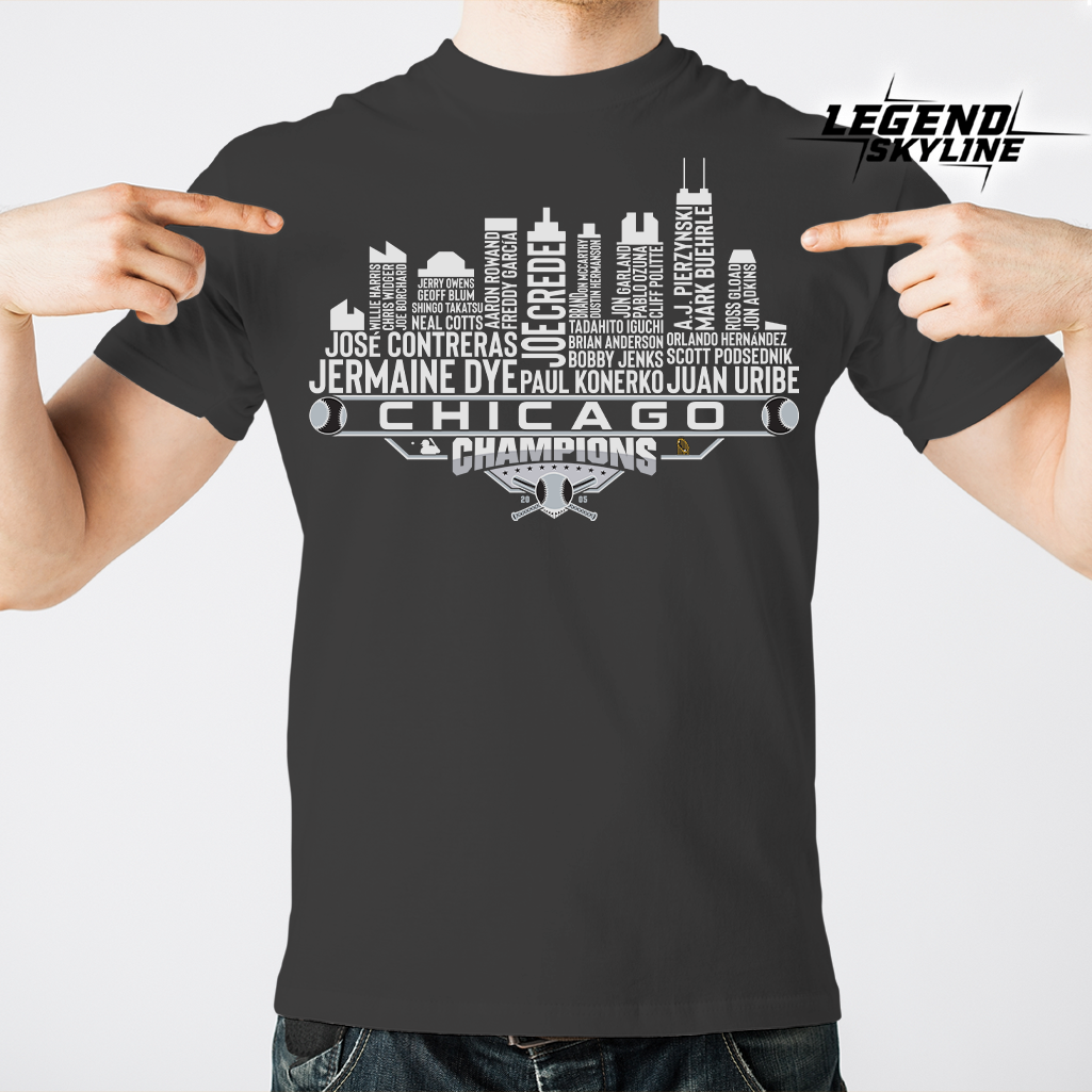 Chicago Dream Team Baseball Champions 2005, Chicago City Skyline Shirt