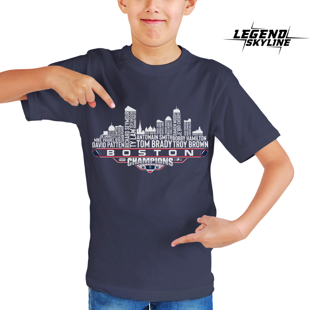 New England Dream Team Football XXXVI Champions 2002, New England City Skyline Shirt