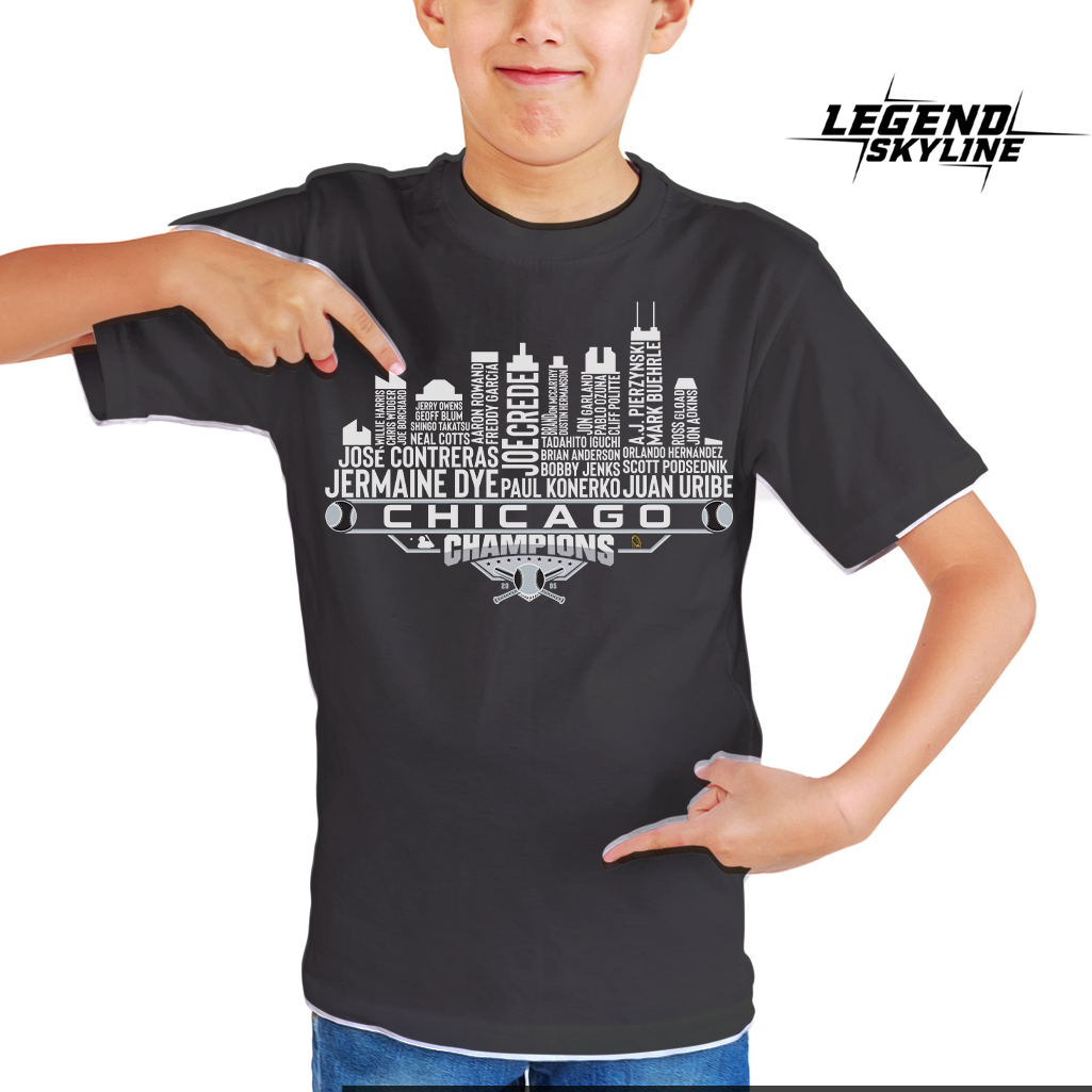 Chicago Dream Team Baseball Champions 2005, Chicago City Skyline Shirt