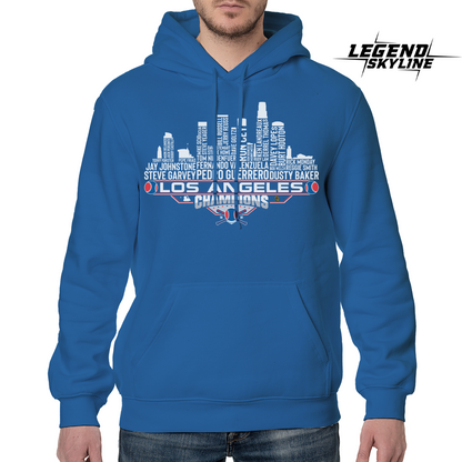 Los Angeles Dream Team Baseball Champions 1981, Los Angeles City Skyline Shirt