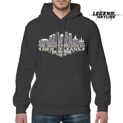 New Orleans Dream Team Football XLIV Champions 2010, New Orleans City Skyline Shirt