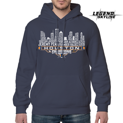 Houston Dream Team Baseball Champions 2022, Houston City Skyline Shirt