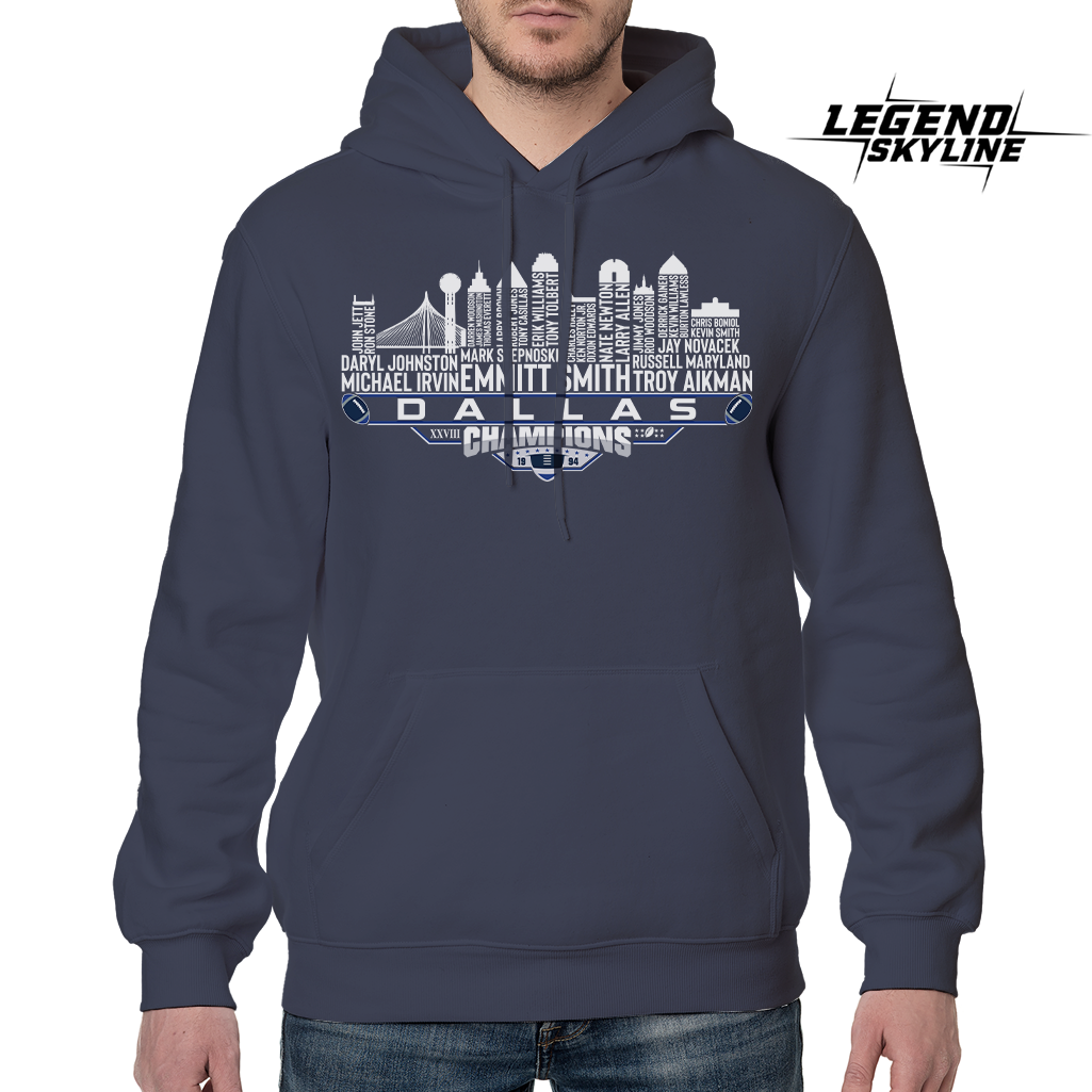 Dallas Dream Team Football XXVIII Champions 1994, Dallas City Skyline Shirt