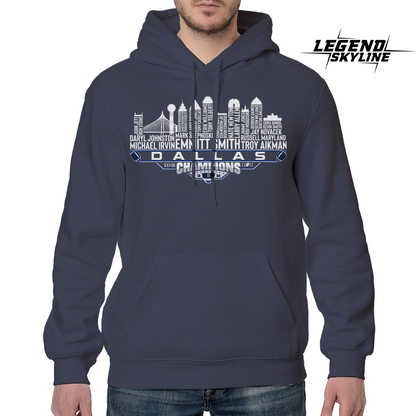 Dallas Dream Team Football XXVIII Champions 1994, Dallas City Skyline Shirt