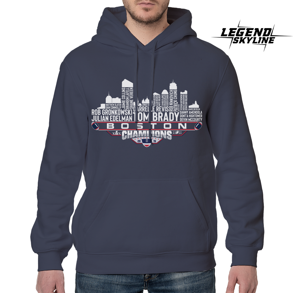 New England Dream Team Football XLIX Champions 2015, New England City Skyline Shirt