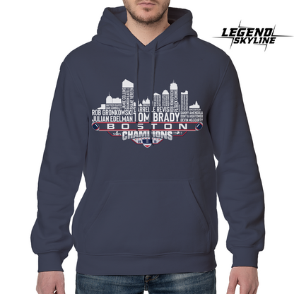 New England Dream Team Football XLIX Champions 2015, New England City Skyline Shirt
