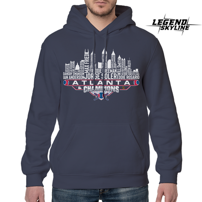 Atlanta Dream Team Baseball Champions 2021, Atlanta City Skyline Shirt