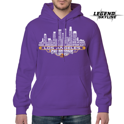 Los Angeles Dream Team Basketball Champions 1985, Los Angeles City Skyline Shirt