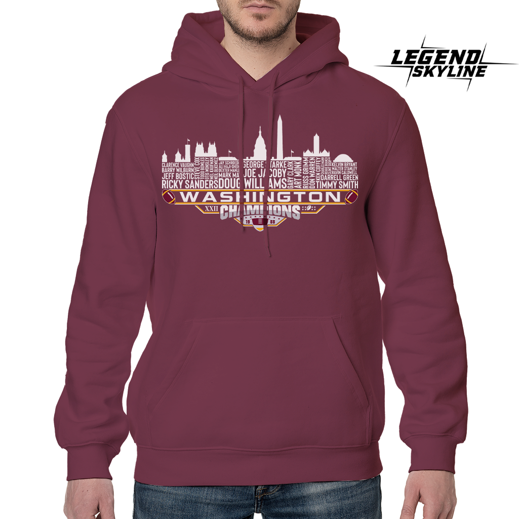Washington Dream Team Football XXII Champions 1988, Washington City Skyline Shirt