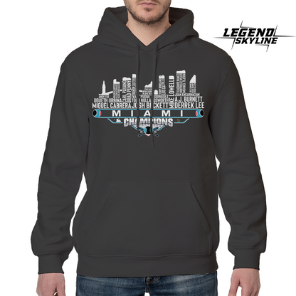 Florida Dream Team Baseball Champions 2003, Miami City Skyline Shirt