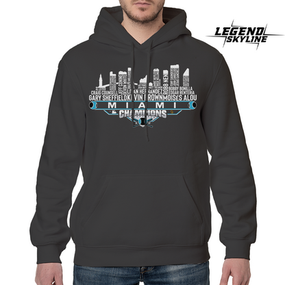 Florida Dream Team Baseball Champions 1997, Miami City Skyline Shirt