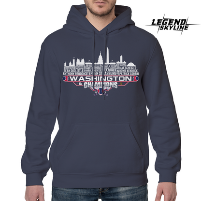 Washington Dream Team Baseball Champions 2019, Washington DC City Skyline Shirt