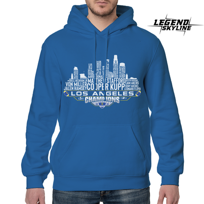 Los Angeles R Dream Team Football Champions 2022, Los Angeles City Skyline Shirt