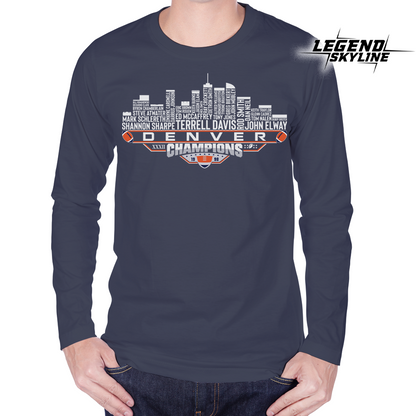 Denver Dream Team Football XXXII Champions 1998, Denver City Skyline Shirt
