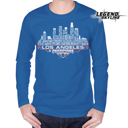 Los Angeles Dream Team Baseball Champions 1981, Los Angeles City Skyline Shirt