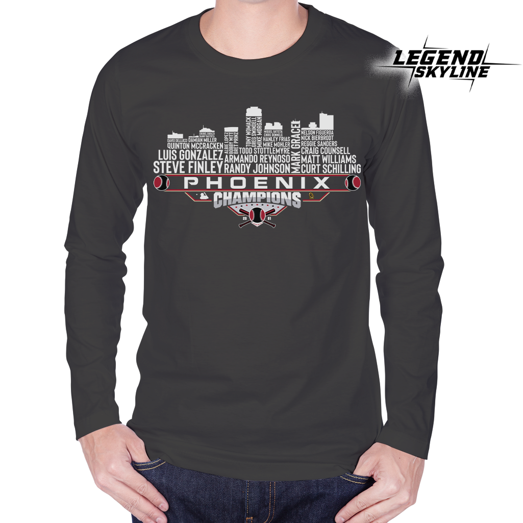 Arizona Dream Team Baseball Champions 2001, Phoenix City Skyline Shirt
