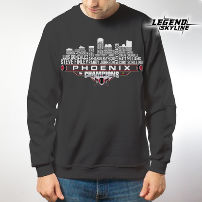Arizona Dream Team Baseball Champions 2001, Phoenix City Skyline Shirt