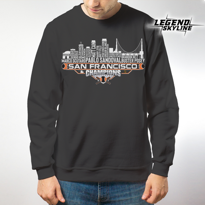 San Francisco Dream Team Baseball Champions 2012, San Francisco City Skyline Shirt