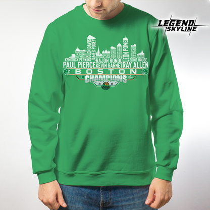 Boston Dream Team Basketball Champions 2008, Boston City Skyline Shirt
