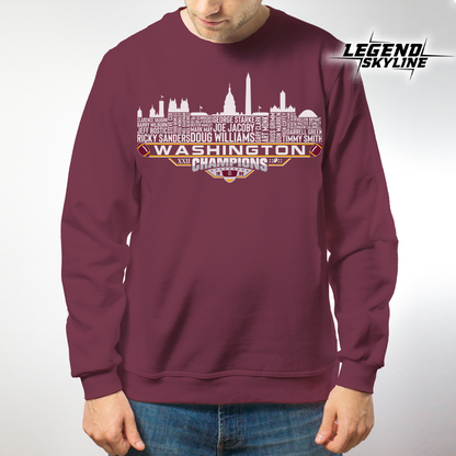 Washington Dream Team Football XXII Champions 1988, Washington City Skyline Shirt