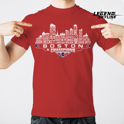 Boston Dream Team Baseball Champions 2007, Boston City Skyline Shirt