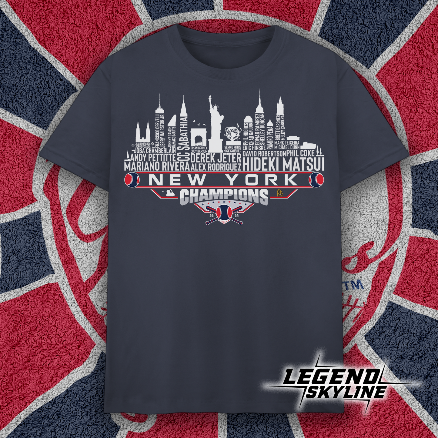 New York Dream Team Baseball Champions 2009, New York City Skyline Shirt
