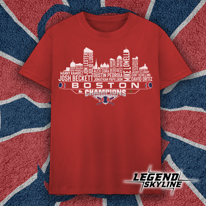 Boston Dream Team Baseball Champions 2007, Boston City Skyline Shirt