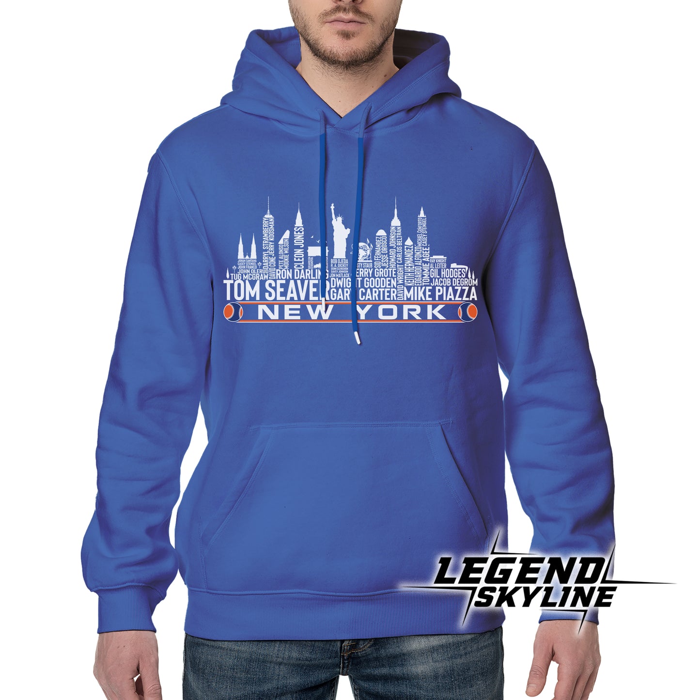 New York Baseball Greatest Of All Time Team Legend New York City Skyline Shirt