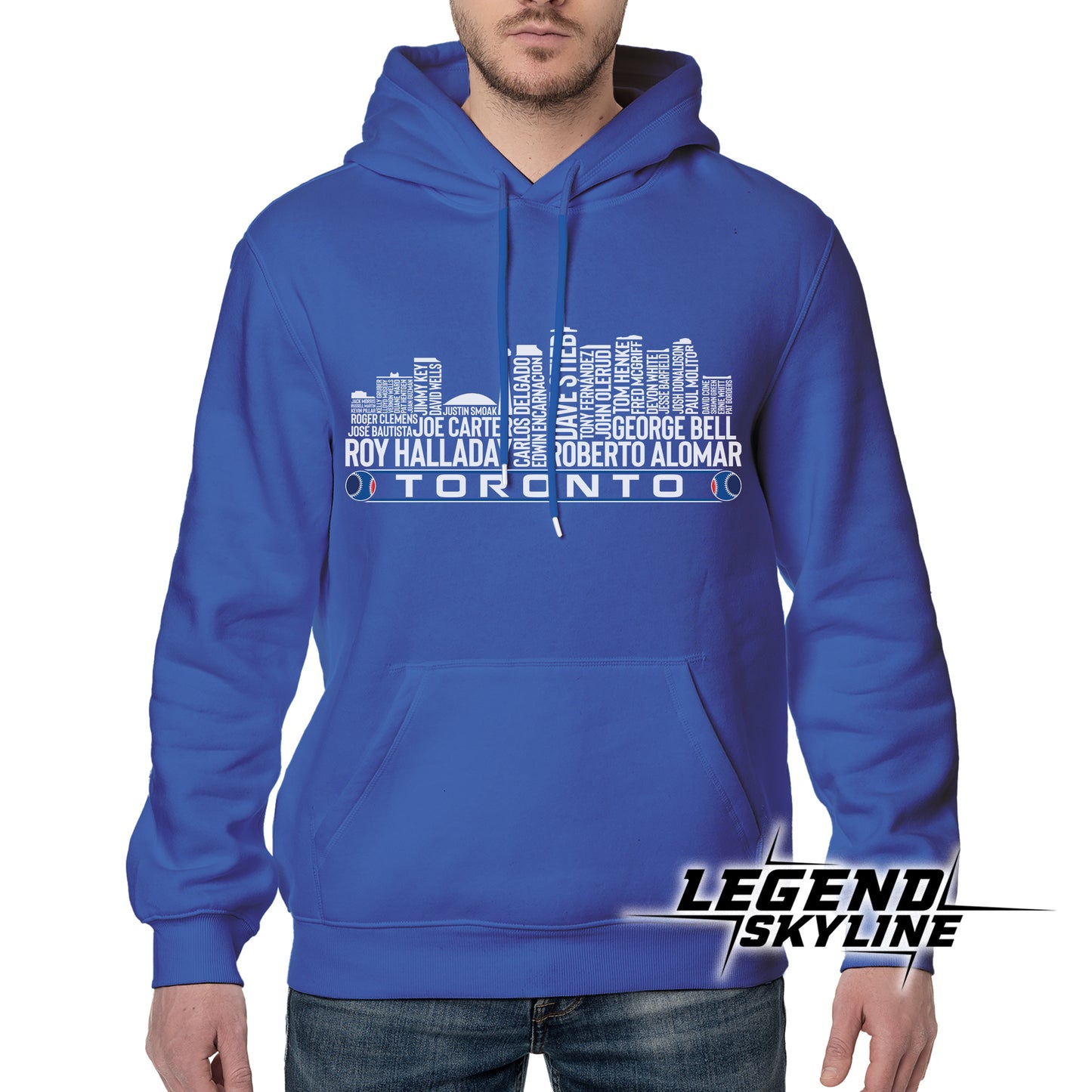 Toronto Baseball Greatest Of All Time Team Legend Toronto City Skyline Shirt
