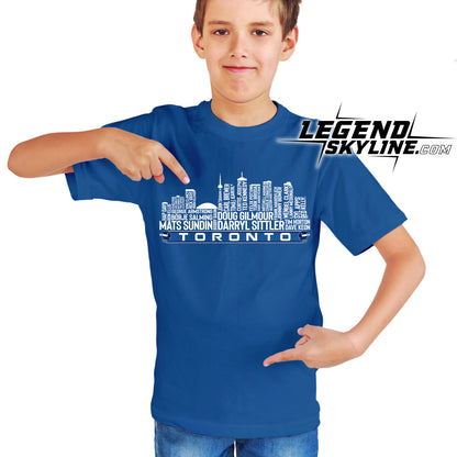 Toronto Hockey Team All Time Legends Toronto City Skyline Shirt